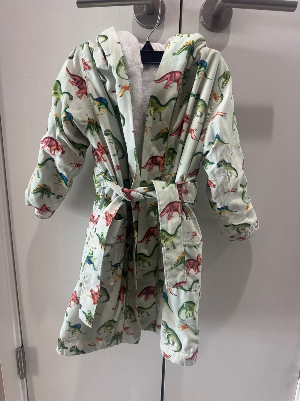 Posh Peanut Dino Hoodie Towel Robe